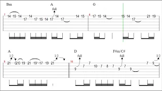 Ozzy Osbourne - Goodbye To Romance Guitar Solo Tab+BackingTrack