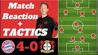 REACTION! Bayern 4-0 Leverkusen | Good TACTICS