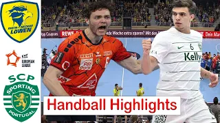 Rhein-Neckar Löwen vs Sporting CP handball Highlights | Quarter-finals | EHF European League 2024
