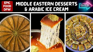 We tried Middle Eastern desserts at Bigdash in Dallas!!  Turkish, Palestinian, Syrian!