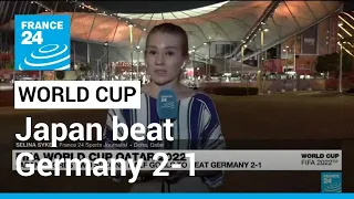 Japan gets 2 late goals to beat Germany 2-1 at World Cup • FRANCE 24 English