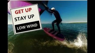 Low Wind Wingfoiling Hacks- Longer rides in lower winds. How to wingsurf in super low wind.