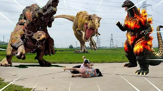 Khủng long bạo chúa đại chiến Godzilla ngoài đời thật p-115- Dinosaur-Godzilla In Real Life