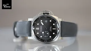 Panerai Submersible QuarantaQuattro eSteel „Grigio Roccia"