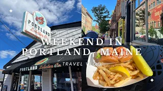 EXPLORING PORTLAND, MAINE | TRAVEL VLOG | wedding weekend | good eats
