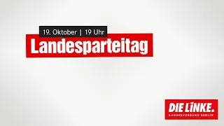 Landesparteitag am 19.Oktober 2021