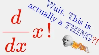 WAIT, WHAT?! DIFFERENTIATING x FACTORIAL x! - Introducing the Digamma Function