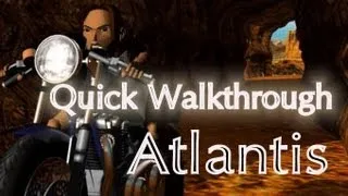 Tomb Raider I: Level 14 - Altantis Quick Walkthrough