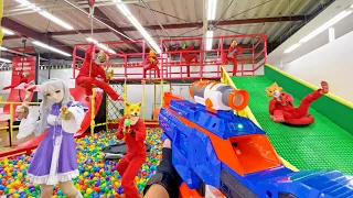 Nerf War | Amusement Park Battle 15 (Nerf First Person Shooter)