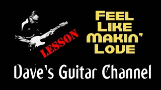 LESSON - Feel Like Makin' Love by Roberta Flack