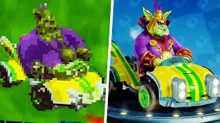 Crash Team Racing Nitro-Fueled - CNK GBA Bosses Comparison | Velo Chopper Colors Gameplay