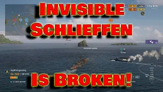 We Made The Schlieffen Invisible! What Happened Next was Epic! (World of Warships Legends)