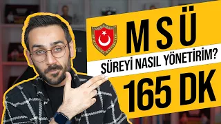 MSÜ’de Süre Yönetimimi Nasıl Yapmalıyım? Mutlaka İzle !