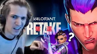 XQC REACTS to Valorant: Retake Cinematic