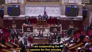 ‘Go back to Africa!' French Parliament plunged into chaos