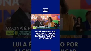 Lula discursa após tomar o reforço da vacina em Brasília
