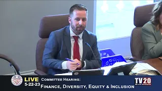 Finance, Diversity, Equity and Inclusion Committee, May 22, 2023