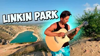 Линкин Парк на гитаре в стиле фингерстайл #fingerstyle #гитара #гитарист #linkinparkcover