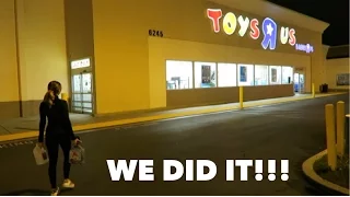 OVERNIGHT CHALLENGE AT TOYS R US!!! (RELATIONSHIP GOALS)