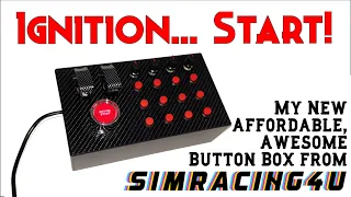 Button Box from simracing4u - Unboxing, Setup and Testing