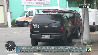 Flagrante: Policiais aceitam propina para liberar motorista sem habilitação | SBT Brasil