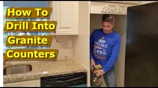 How To Drill Holes in Granite Countertops For Tapcon Screws