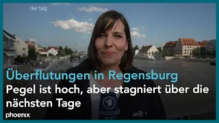 Flut in Deutschland: Corinna Ballweg mit aktuellen Informationen aus Regensburg | 04.06.24