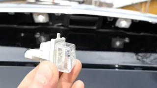 Mercedes W212 | How To Change License Plate Lamp