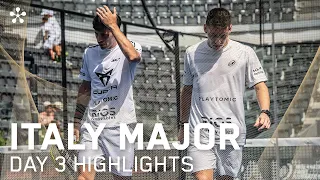 BNL Italy Major Premier Padel: Highlights day 3 (Men)