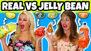 Real vs Jelly Bean. Which Tastes Better? Totally TV