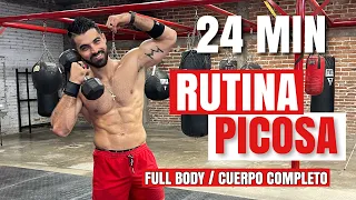 Rutina de Cuerpo Completo (24 Minutos) Ejercicios Para Brazos, Piernas, Hombros, Abdomen Y Pecho