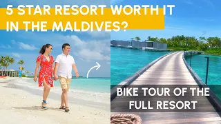 Our ultimate review of The Ritz-Carlton Maldives Fari Island with full bike tour | Maldives Vlog 11