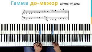 🎹 Фортепиано ДЛЯ ВСЕХ. Урок 4 - Игра гаммы до-мажор. Параллельная и расходящаяся