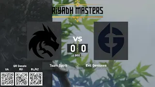 Team Spirit vs. Evil Geniuses - Riyadh Masters 2023 - Group Stage BO2 @4liver #riyadhmasters