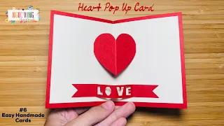 #6 [Easy Handmade Cards] - HEART POP UP CARD || Thiệp bật hình trái tim - NGOC VANG Handmade