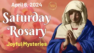 EASTER SATURDAY ROSARY 🌺 Joyful Mysteries of the Holy Rosary 🌺 April 6, 2024