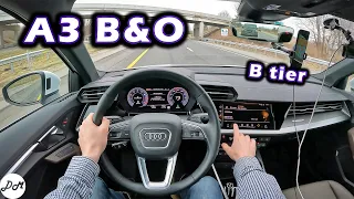 2022 Audi A3 – Bang and Olufsen 14-speaker Sound System Review | Apple CarPlay & Android Auto