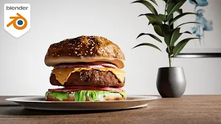 Blender Tutorial : Make a Delicious Burger in 20 Minutes