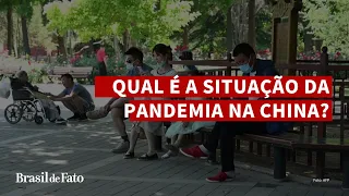 Qual é a situação da pandemia na China?