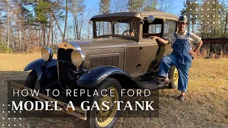 How to remove a Gas Tank from a FORD MODEL A -PART 1