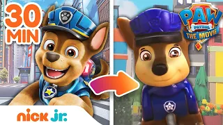 PAW Patrol Movie Pup Toys BEST Surprises & Rescues! | 30 Minute Compilation | Nick Jr.