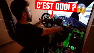 Je visite le SETUP SIM RACING d'un abonné (sa passion n'a pas de limite)