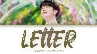 [히든트랙] BTS Jimin 'Letter (Dear. ARMY)' Lyrics (방탄소년단 지민 편지 가사) (Color Coded Lyrics)