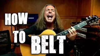 How To Belt - Belting Techniques - Voice Tutorial - Ken Tamplin Vocal Academy