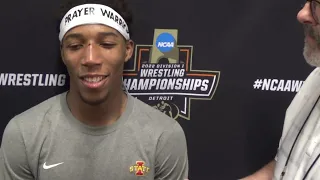 David Carr (Iowa State), 3rd at 157 pounds, 2022 NCAA Championships