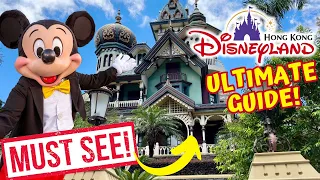 Hong Kong Disneyland COMPLETE EXPERIENCE, MIND BLOWING Mystic Manor FULL RIDE | World Tour Day 22