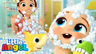 Baby Shark Bath Time with Baby John | Safety Song | Kids Cartoons and Nursery Rhymes