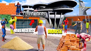 Avengers House Destroy Emotional Video Franklin Making New Avengers Tower in GTA 5 | GTAV Avengers