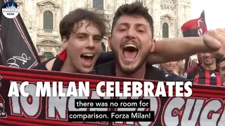 Long-awaited champion! AC Milan fans celebrate Serie A title after 11 years of hurt