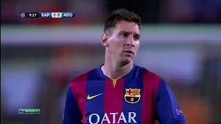 Lionel Messi vs Apoel (Home) UCL 14-15 HD 1080i By IramMessiTV